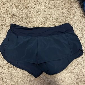 Navy blue lulu short size 6